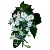 Funeral bouquet white